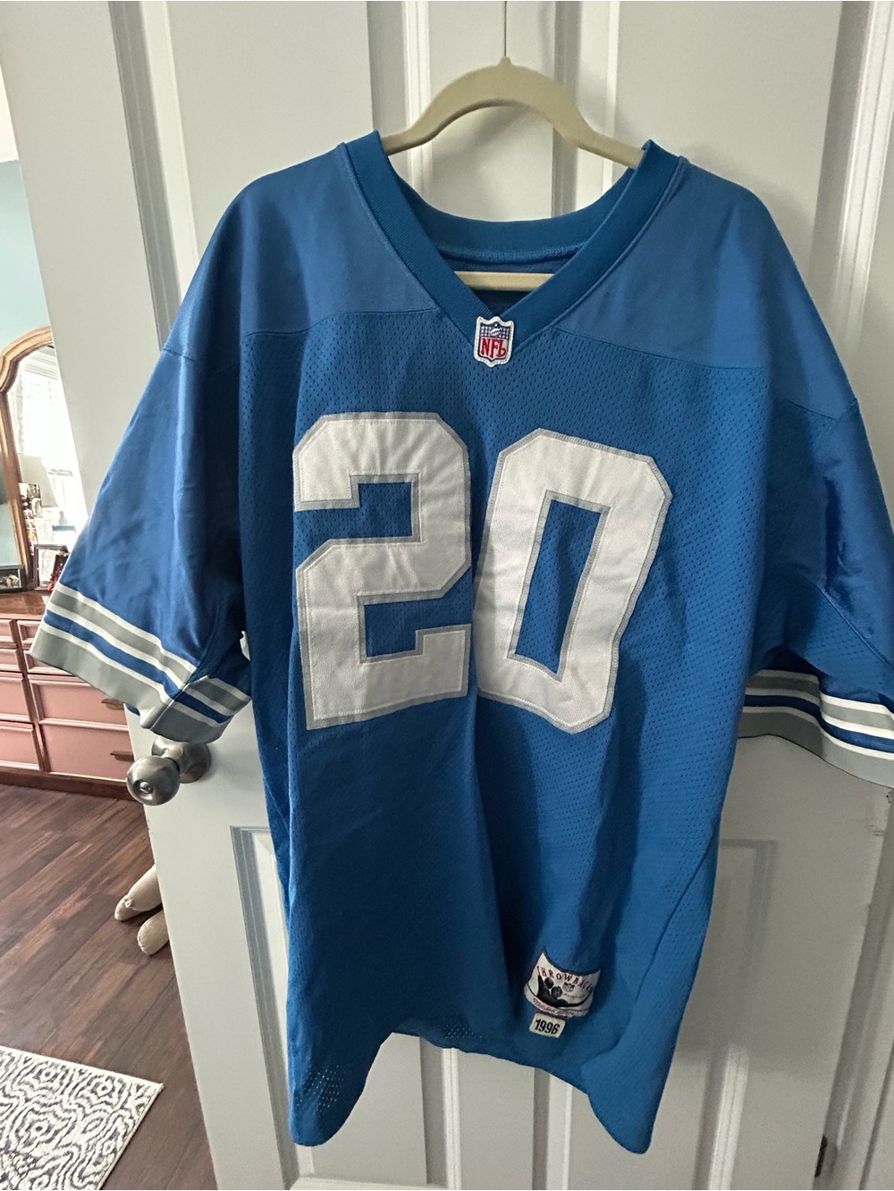 Detroit Lions NFL Throwback Sanders Jersey (1996)
